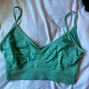 Body engineer blue sports bra seamless